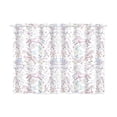 thumbnail image 1 of CADecor Watercolor Pattern Unicorns Window Curtain Window Treatments Kitchen Curtains 26x39 inches, 2 Pieces, 1 of 3
