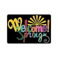 thumbnail image 1 of CADecor Welcome Spring Non-Slip Indoor/Outdoor Doormat 23.6x15.7 inches, 1 of 1