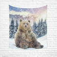 thumbnail image 1 of CADecor Wild Bear In Winter Home Decor Tapestry Wall Art Wall Tapestry 60x80 Inches, 1 of 2