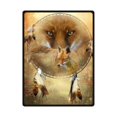 thumbnail image 1 of CADecor Wolf Fleece Blanket Throw Blanket 58x80 inches, 1 of 1