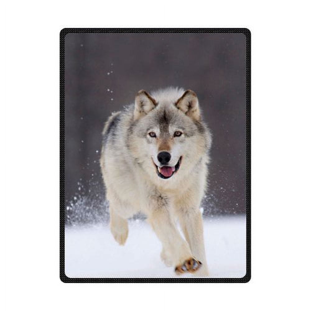 CADecor Wolf Wolves Fleece Blanket Throw Blanket 58x80 inches