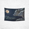 thumbnail image 1 of CADecor Wolfs Bedspread Dorm Decor Wall Hanging Tapestry 60x90 inches, 1 of 1