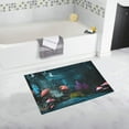 thumbnail image 1 of CADecor Wooden Throne And Colorful Plants Doormat Non Slip Bathroom/Floor Mats Bath Rug 30x18 inches, 1 of 1