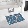 thumbnail image 1 of CADecor Yoga Poses, Lotus, Seal, Paisley Bathroom Mat Bath Rug, Doormat 30x18 inches, 1 of 2