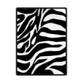thumbnail image 1 of CADecor Zebra Fleece Blanket Throw Blanket 58x80 inches, 1 of 1