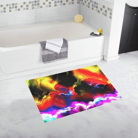 CADecor awesome fractal Non-Slip Bath Rug Bath Mat Rug Doormat 30x18 inches