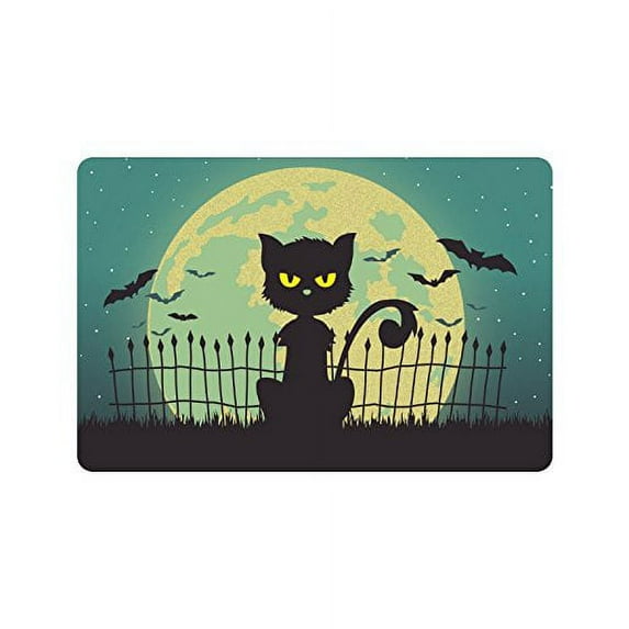 CADecor cute cat Non-Slip Machine Washable Bathroom Indoor/Outdoor Doormat 23.6x15.7 inches