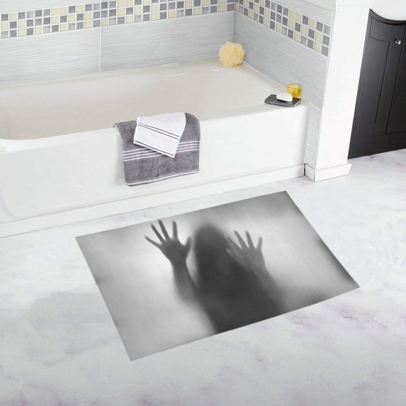 CADecor ghost Non-Slip Bath Rug Bath Mat Rug Doormat 30x18 inches