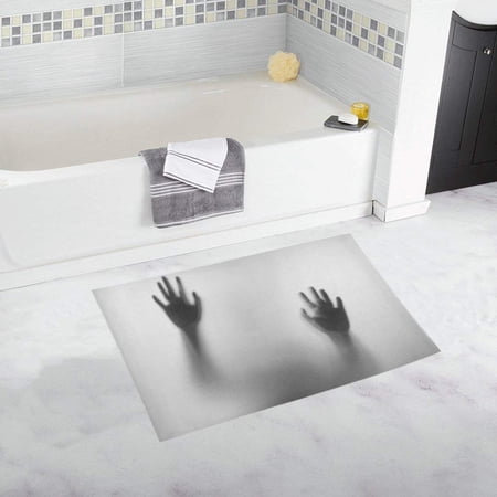 CADecor ghost hands Non-Slip Bath Rug Bath Mat Rug Doormat 30x18 inches