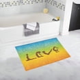 thumbnail image 1 of CADecor love Non-Slip Bath Rug Bath Mat Rug Doormat 30x18 inches, 1 of 3