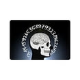 thumbnail image 1 of CADecor skull Non-Slip Machine Washable Bathroom Indoor/Outdoor Doormat 23.6x15.7 inches, 1 of 3