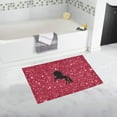 thumbnail image 1 of CADecor sparkling unicorn red Non-Slip Bath Rug Bath Mat Rug Doormat 30x18 inches, 1 of 3