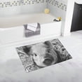 thumbnail image 1 of CADecor sweet piglet black white Non-Slip Bath Rug Bath Mat Rug Doormat 30x18 inches, 1 of 3