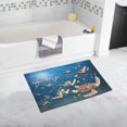 thumbnail image 1 of CADecor underwater cartoon turtles and fish Non-Slip Bath Rug Bath Mat Rug Doormat 30x18 inches, 1 of 3