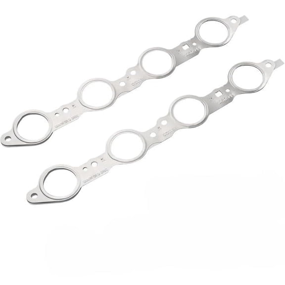 CAE  MLS Exhaust Gasket Set Compatible with LS Engines Fits LS1 LS2 LS3 LS6 (Plus Many More) 4.8L 5.3L 5.7L 6.0L 6.2L Replaces GM 12617944 Manifold Header Gaskets for LS Swaps | No Bolts Included