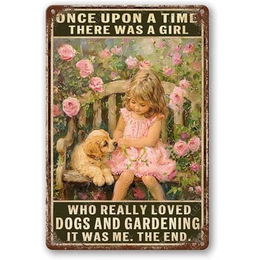 Once Upon A Time Softball Lover Metal Tin Sign - 5.5x8 Inch Wall Decor For Home Bar Garage