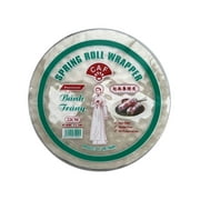 CAF Young Lady Premium Spring Roll Wrapper Rice Paper 12oz Round 22cm