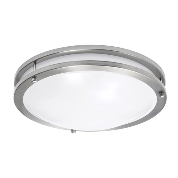 Afx Lightfixture,12inD,Silver/White,Steel CAF12L5AJUDSN