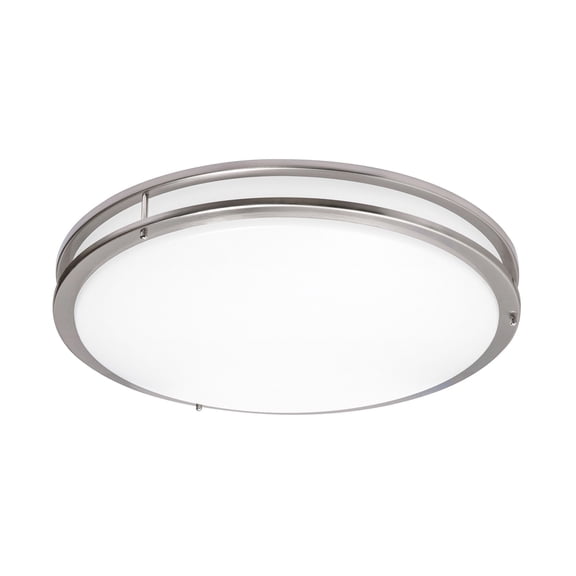 CAF24L5AJUDSN-BB AFX Carlisle - 34W 1 LED Sleek Flush Mount-5 Inch Tall and 24 Inch Wide