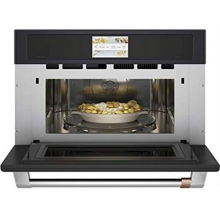 Café - 30" Built-In Single Electric Convection Oven with 240v Advantium Technology - Matte black