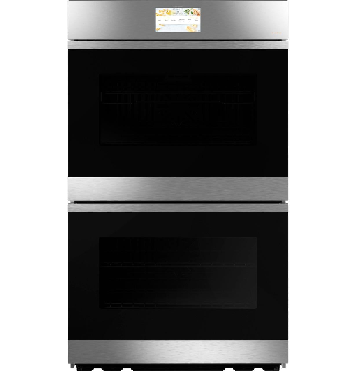 Cafe Ctd90dm2n 30" Wide 10 Cu. Ft. Double Electric Oven - Platinum Glass