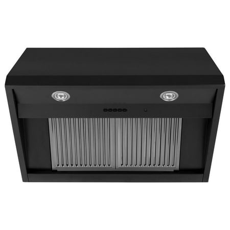 Café - 30" Convertible Range Hood - Matte black