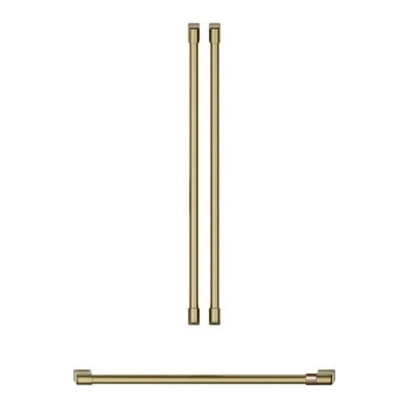 Cafe Cxma3h3pn 33" French Door Refrigerator Handle Kit - Brass