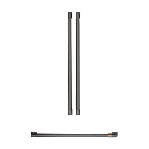 CAFE CXMB3H3PNBT Caf(eback) Refrigeration Handle Kit - Brushed Black