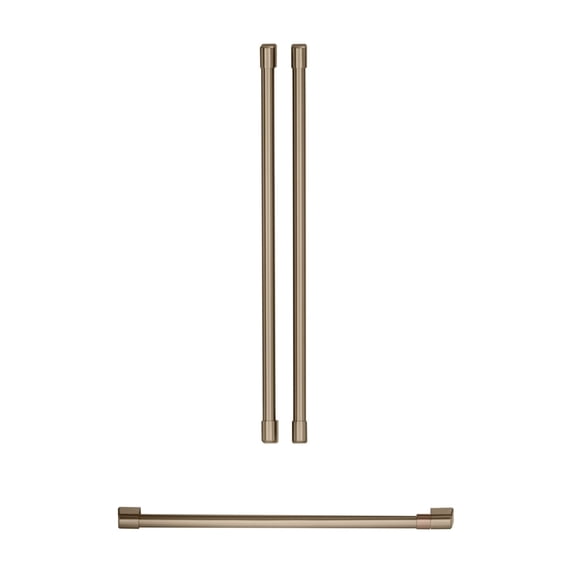 CAFÉ REFRIGERATION HANDLE KIT - BRUSHED BRONZE - CXMB3H3PNBZ