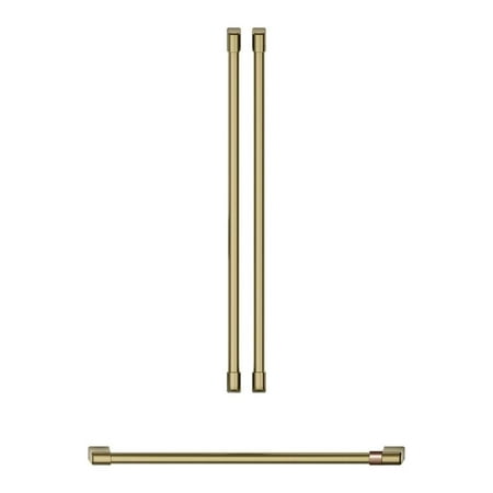Handle Kit for most Café Refrigerators - Brushed Brass