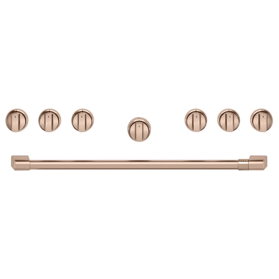 Cafe Cxpr6hk 36" Handle And Knob Set For Pro Range And Rangetop - Copper