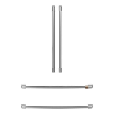 Handle Kit for Select Café French Door Refrigerators - Brushed Stainless Steel