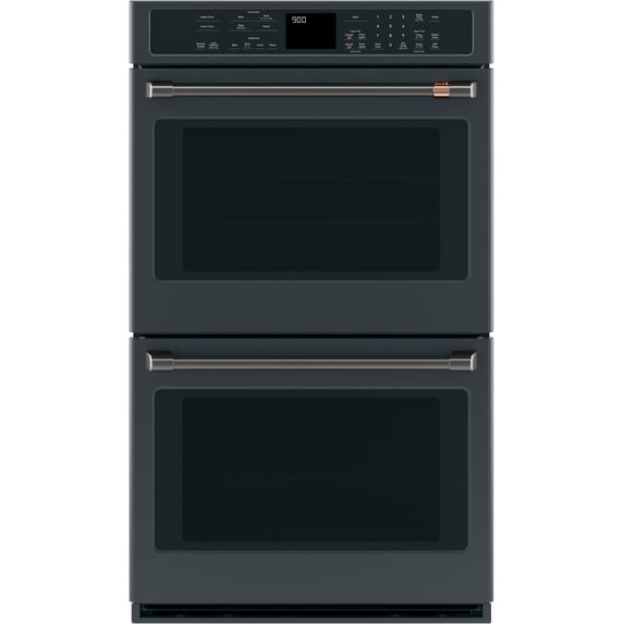 2 - 30” Double Wall Oven Handles - Brushed Black - CXWD0H0PMBT