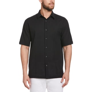Men's Linen Short Sleeve Shirt - Breathable Button Down For Summer, Beach, Vacation, Casual Wear