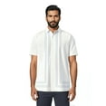 thumbnail image 1 of Cafe Luna Men's and Big Men's Printed L-Shape Short Sleeve Woven Shirt, Size S-4XL, 1 of 7