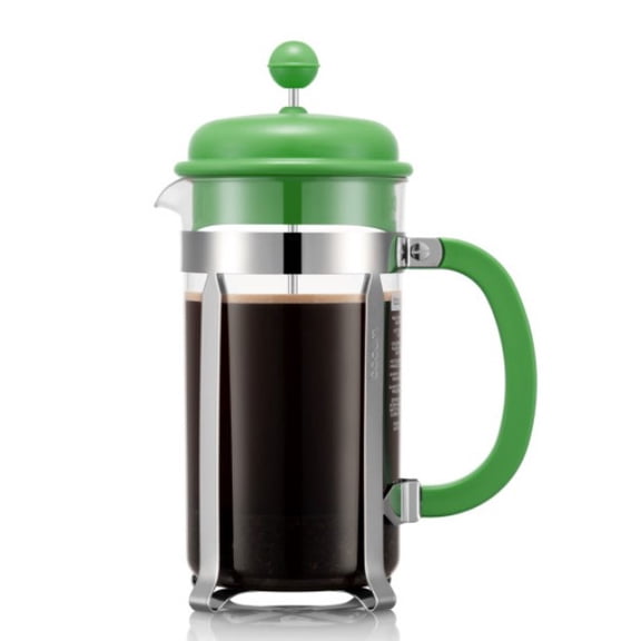 Bodum Caffettiera French Press, BPA Free Plastic Beaker, 34 oz, Apple Green