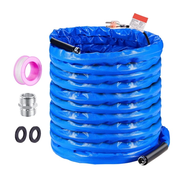 CAFORKP 100FT Antifreeze Heated RV Water Hose Self Regulating Freeze Proof Drinking Water Pipe