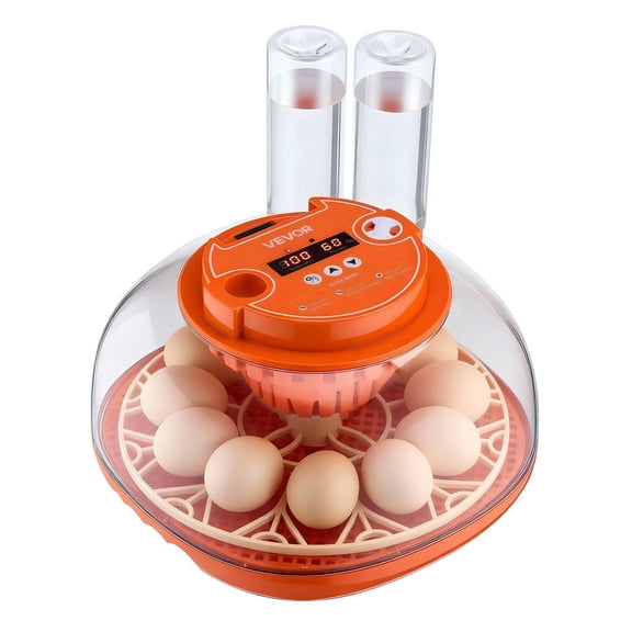 CAFORKP 12 Egg Incubator with Automatic Turner, LED Candler & Humidity Control