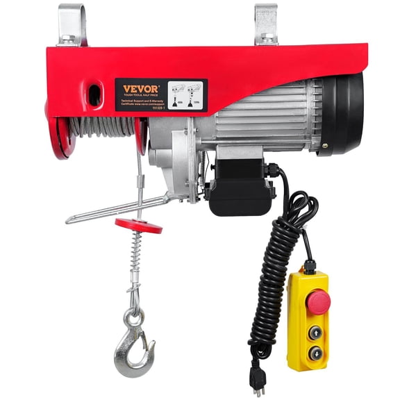 CAFORKP 1320 lbs Electric Hoist Winch - 1150W 110V with 40ft Cable