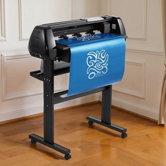 CAFORKP 28" Vinyl Cutter with Adjustable Force/Speed, Dual Blades, LED Display