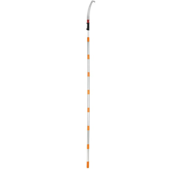 CAFORKP 4.6-9.8 ft Extendable Pole Saw, Manual Tree Trimmer with Sharp Steel Blade