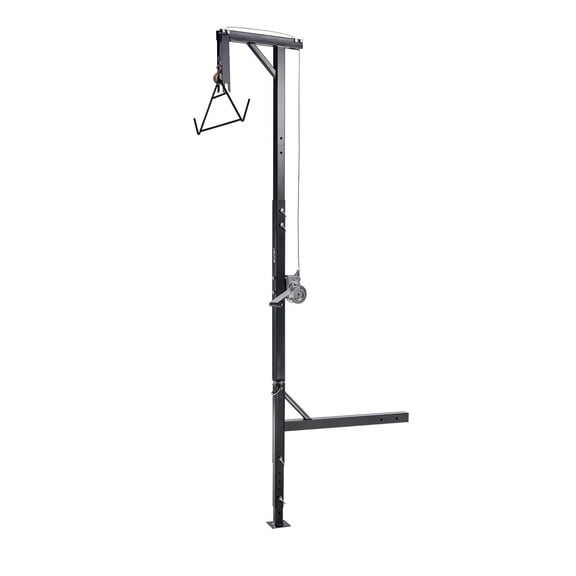 CAFORKP 400 lbs Truck Hitch Game Hoist with 2-inch Receiver and 360-Degree Swivel, Adjustable Height & Gambrel Winch for Deer Hunting & Game Processing - Ideal for Field Dressing and Skinning