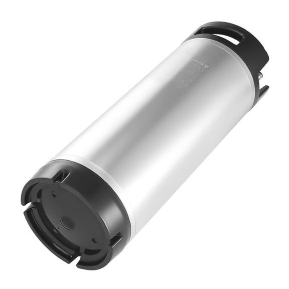 CAFORKP 5 Gal Ball Lock Stainless Steel Keg, Commercial-Grade SUS304 Cold Brew Container with Reinforced Handles & Non-Slip Rubber Bottom - Complete Homebrew Setup