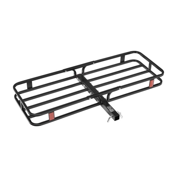 CAFORKP Heavy Duty 500 lbs Hitch Mount Cargo Carrier, Foldable Design with Cargo Net