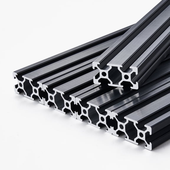 CAFORKP 5PCS 47.2in 2040 Aluminum Extrusion Profile, European Standard Anodized T-Slot Linear Rail