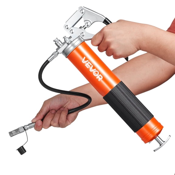 CAFORKP 8000 PSI Grease Gun Kit with 14 oz Capacity & Flex Hose for Automotive, Marine