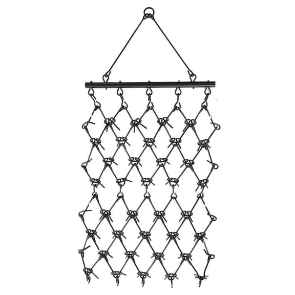 CAFORKP ATV Drag Harrow 7x3.7FT - Chain Link Lawn Rake for Landscape Leveling