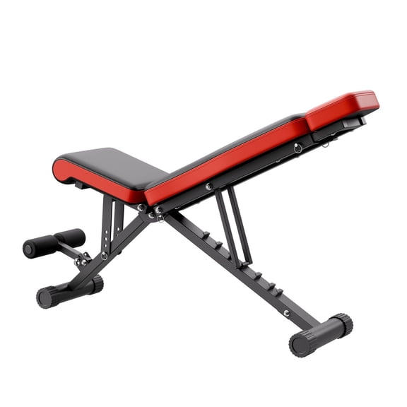 CAFORKP Adjustable Weight Bench for Sit-Ups, Strength Training - Foldable Home Gym Bench