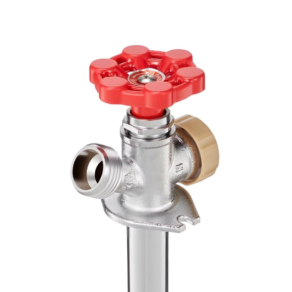 CAFORKP Anti-Siphon Freeze Proof Sillcock, 12" Hose 3/4" Bibb with Backflow 1/2" Preventer