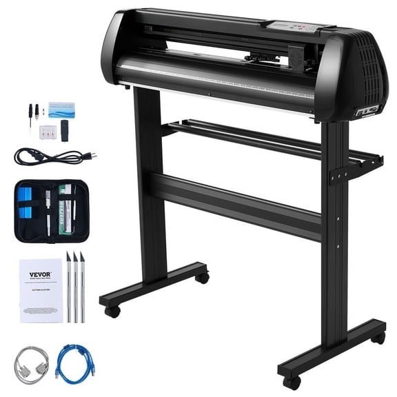 CAFORKP Bluetooth Vinyl Cutter 34", Offline Plotter Machine with Steel Roller Shaft